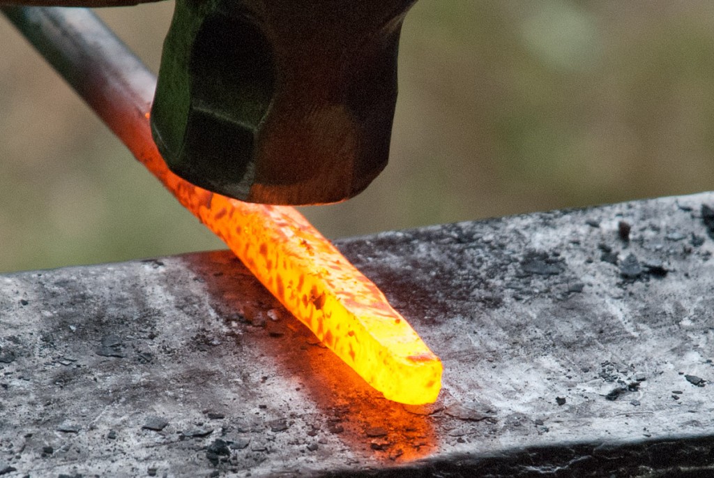 Pounding Hot Metal