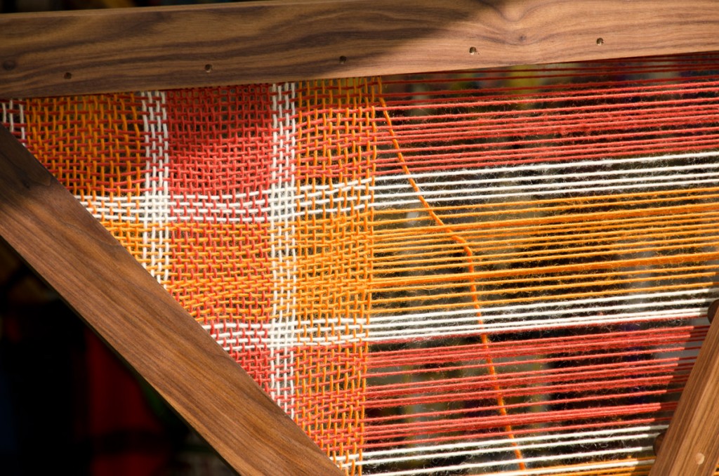 Triangular Loom Weaving